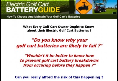 Golf Cart Battery