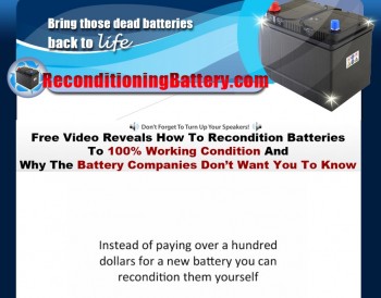 Battery Recondition Page